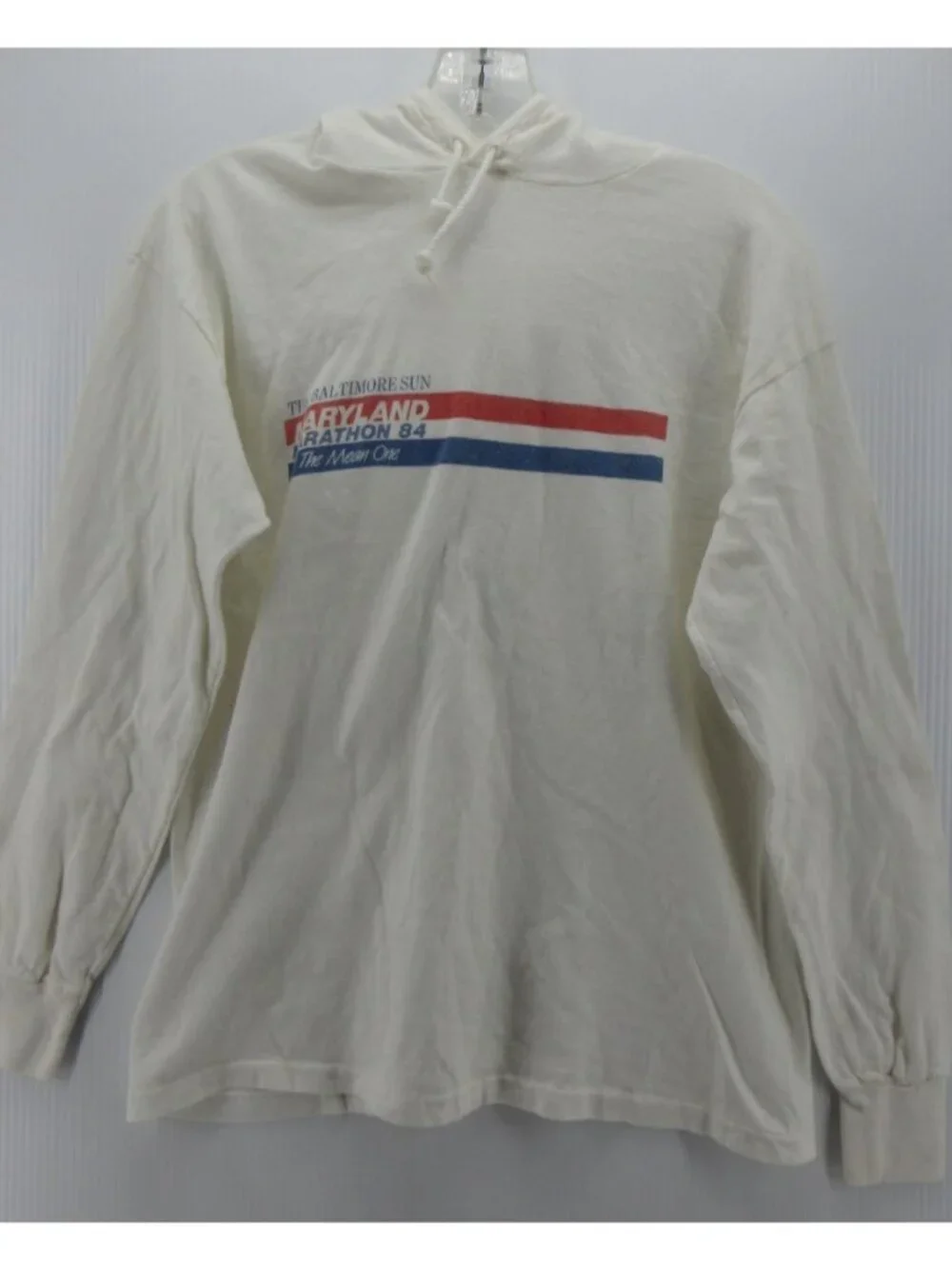 VGT Maryland Marathon Shirt L (SMALL) 1984 The Baltimore Sun Rhino *